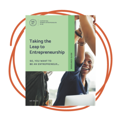 Cover of the Taking the Leap to Entrepreneurship Resource Guide