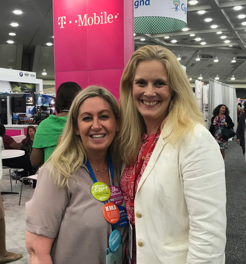 Dionne Laslo-Baker (DeeBees) & Kath at the WBENC Business Fair