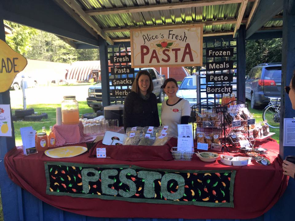 Alice's Fresh Pasta at the market