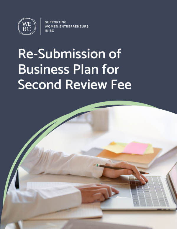 Re-submission of business plan