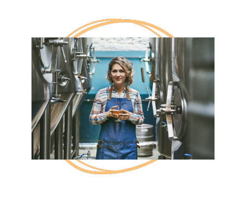 Woman brewer entrepreneur